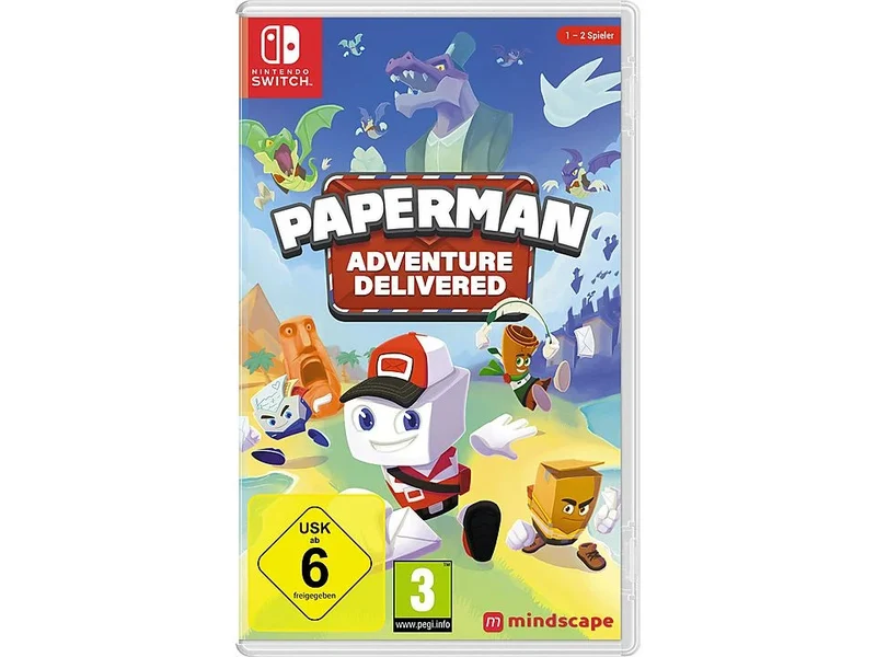 MDM MERIDIEM GAMES Paperman: Adventure Delivered Nintendo