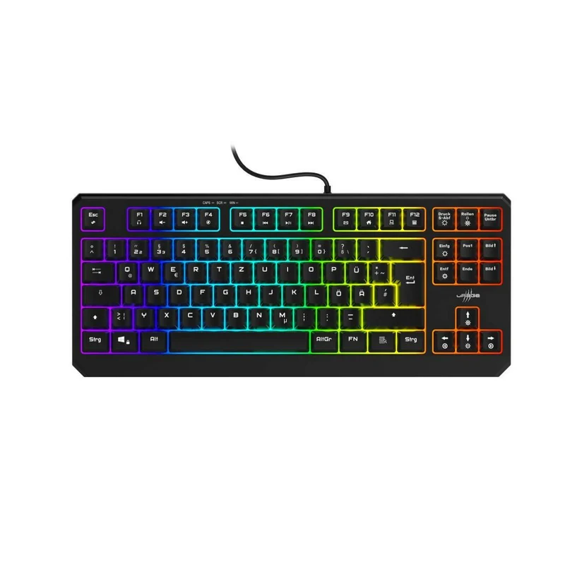 uRage Exodus 220 TKL Gaming-Tastatur in Schwarz mit