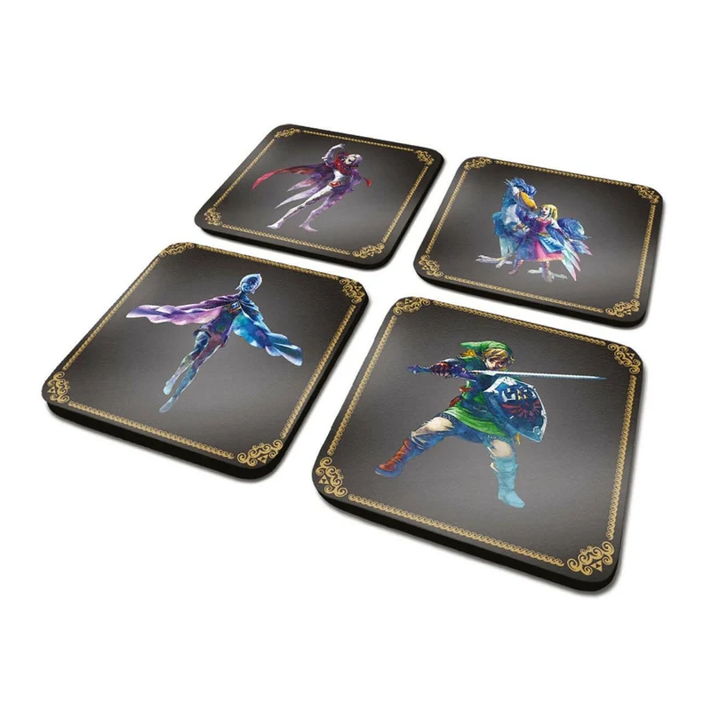 Zelda Untersetzer Set 4er-Quadrate