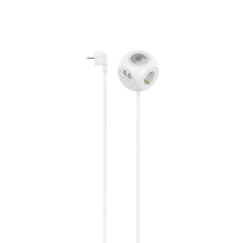 Hama Steckdosenwürfel 3-fach USB-C/A