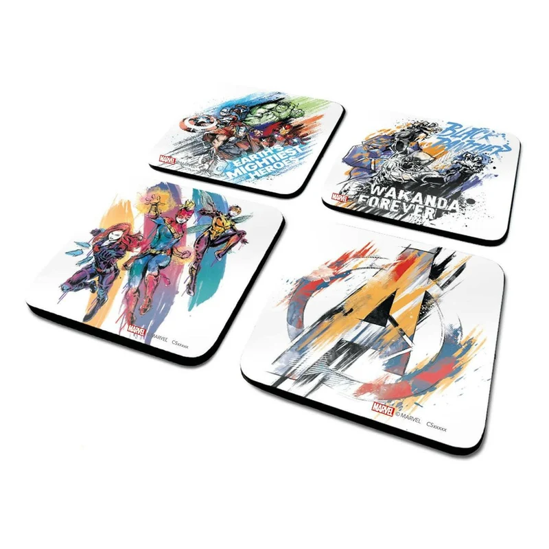 Marvel Avengers Untersetzer Set - Hitzebeständig
