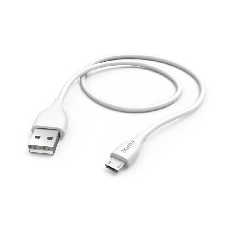 Hama USB-Ladekabel, 1,5m, Weiß - Schnellladung, High-Speed