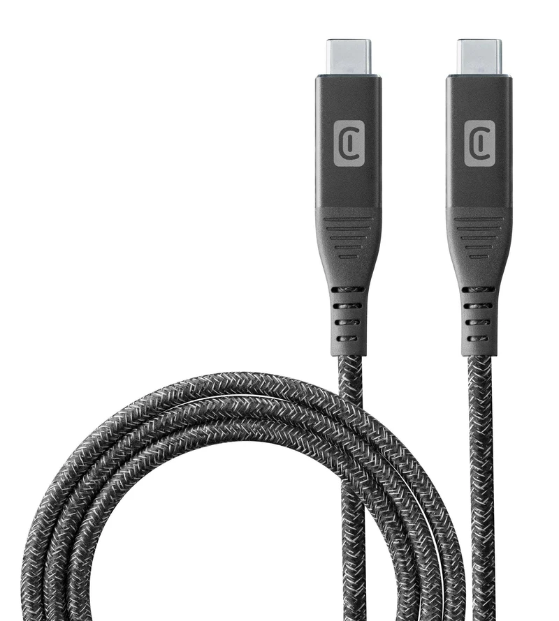 CellularLine USB-C Cable 1m Fast Transfer 5A Black