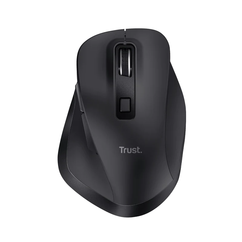 Trust Fyda Kabellose Maus, Aufladbar, Ergonomisch, 2400 DPI