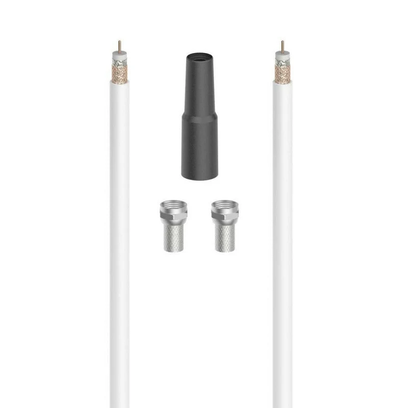 Hama SAT-Anschluss-Kit 100 dB 10 m, HDTV-kompatibel