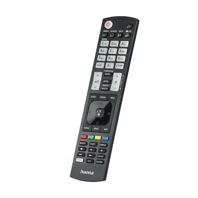 Hama Universalfernbedienung für LG TVs, Infrarot, 52 Tasten