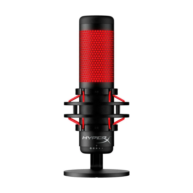 MICROPHONE Quadcast USB-Mikrofon mit roter Beleuchtung
