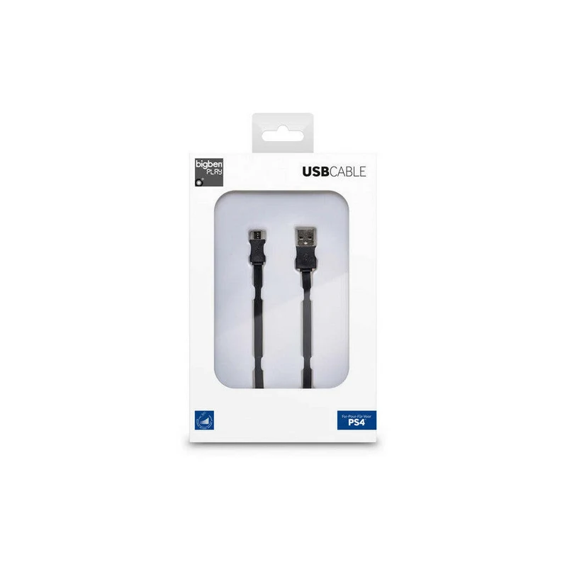 BigBen PS4 USB Ladekabel 3m Micro-USB schwarz - Gaming
