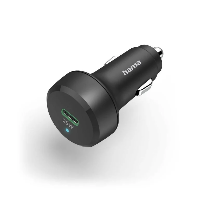 Hama Auto-Schnellladegerät 25W USB-C PD Schwarz 00201638