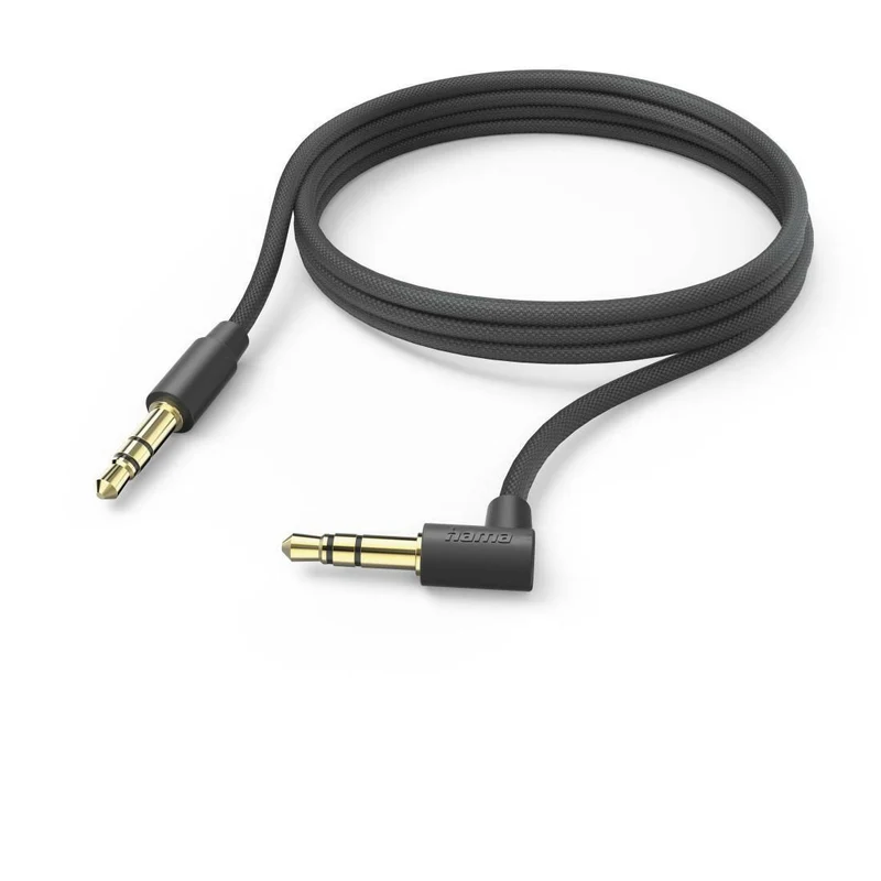 Hama Aux-Kabel 3,5 mm Klinke – 90° Winkelstecker, 2