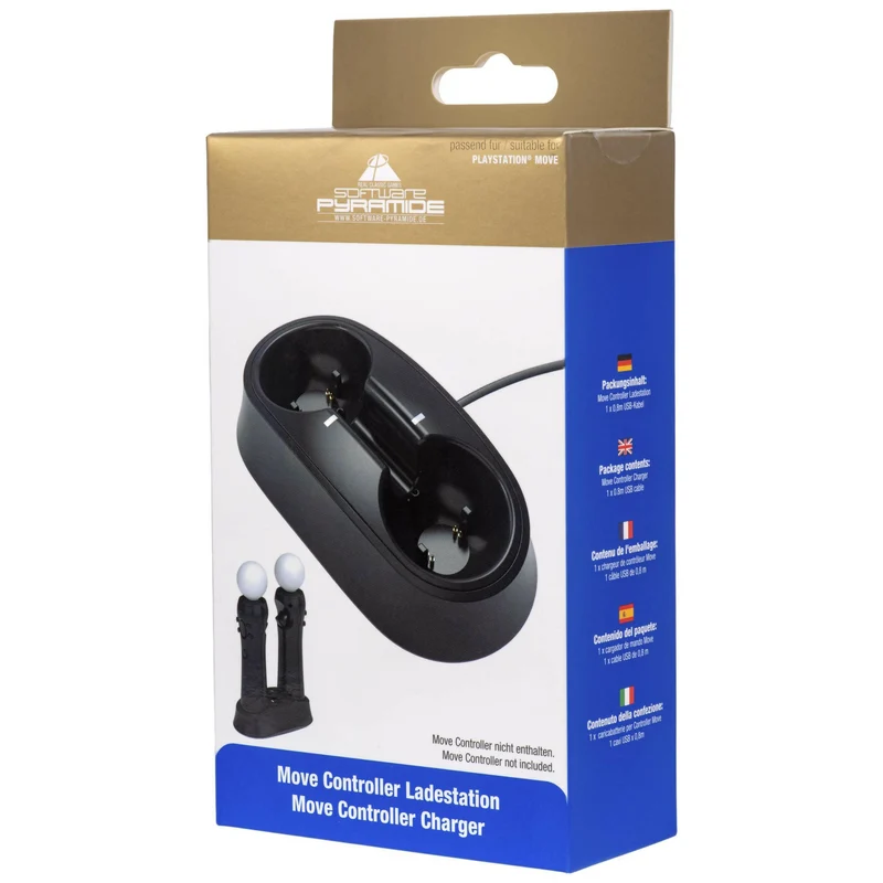 Software Pyramide PS4 Move Controller Charger Ladestation