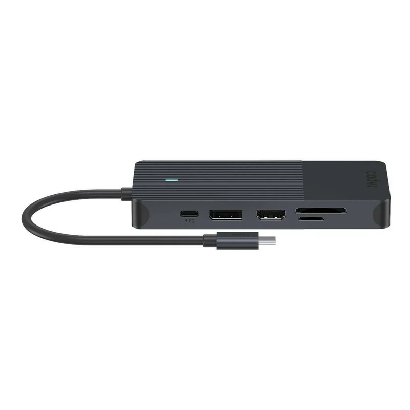 Rapoo UCM-2006 USB-C Multiport Adapter 12-in-1 HDMI SD LAN