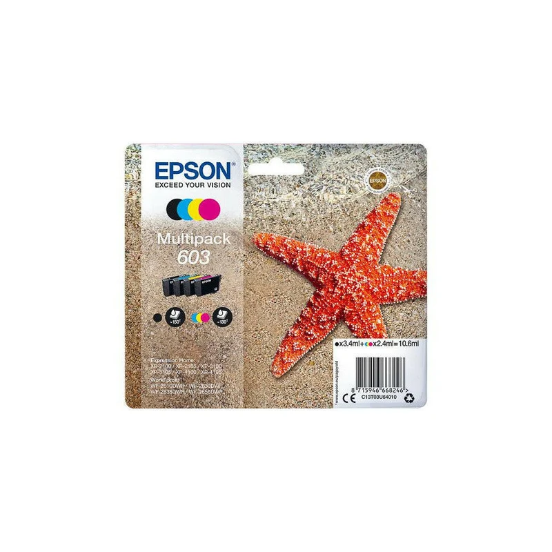 Epson C13T03U64010 Tintenpatrone 4-farbig Multipack