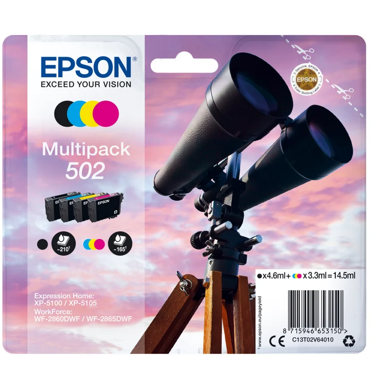 Epson C13T02V64010 Original Druckerpatronen Multipack CMYK
