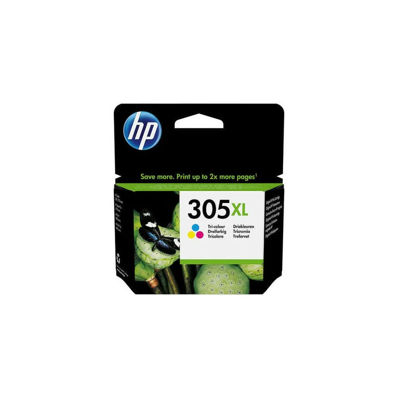 HP 305XL Tricolor Druckerpatrone mit hoher Reichweite, 3er