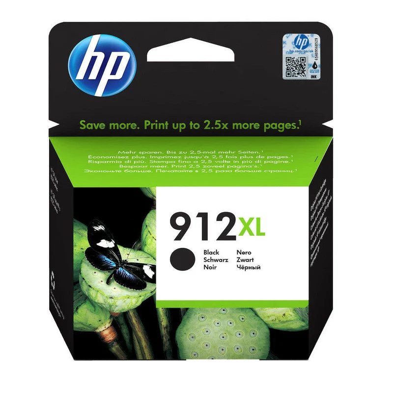 HP 912 XL Druckerpatrone Schwarz, hohe Reichweite für