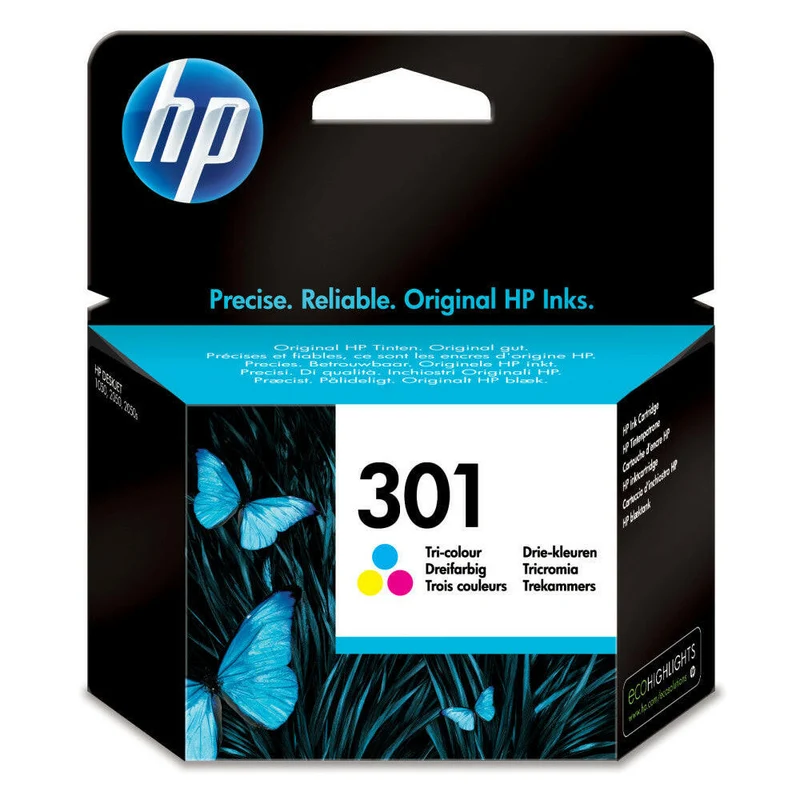 HP 301 Original Farbpatrone für DeskJet ENVY OfficeJet