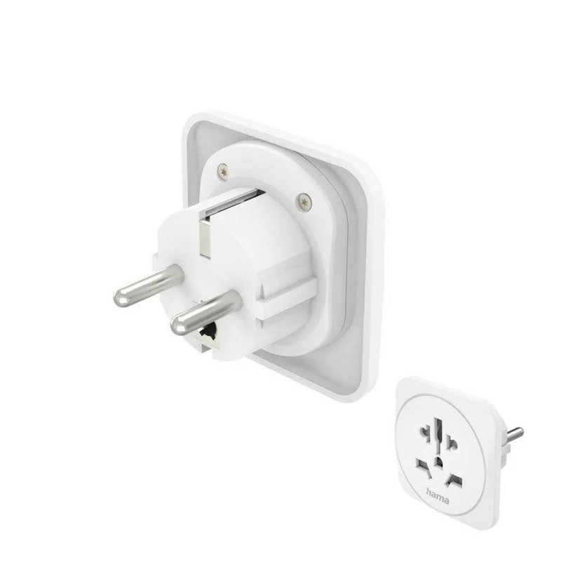 Hama Reiseadapter Typ E/F, 3-polig, universal