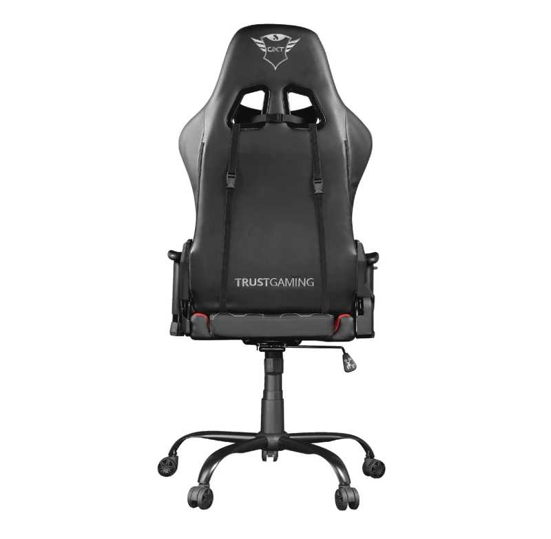 Trust Gaming GXT 708R Resto Gaming-Stuhl, Rot, 360° drehbar