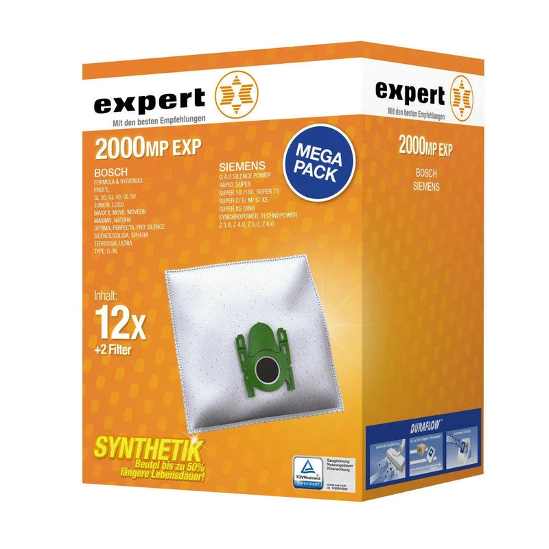 Expert 2000 MP EXP Staubbeutel Megapack für Bosch Siemens