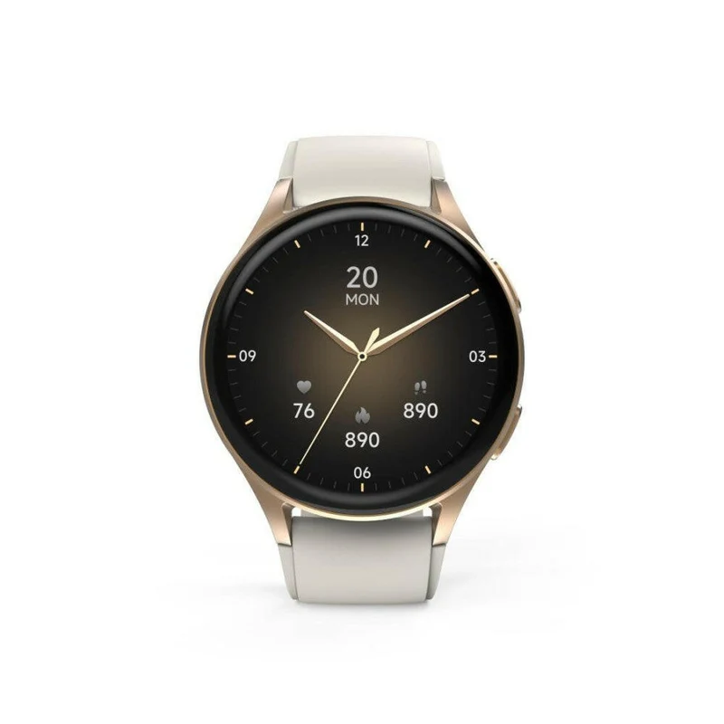Hama Smartwatch 8900, GPS, IP68, AMOLED, Gold/Beige