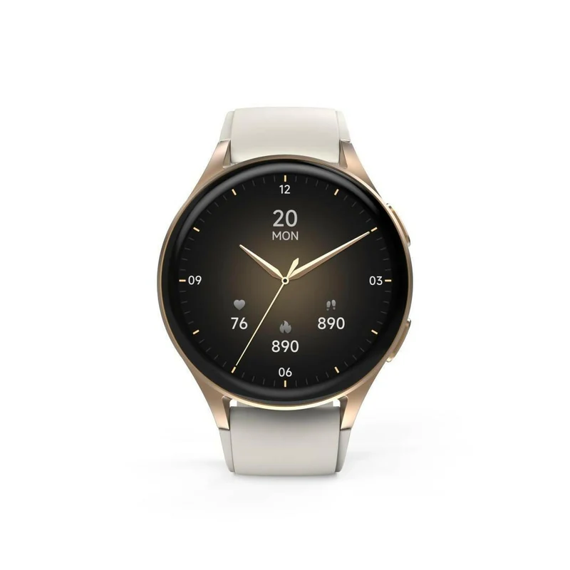 Hama Smartwatch 8900, GPS, IP68, AMOLED, Gold/Beige
