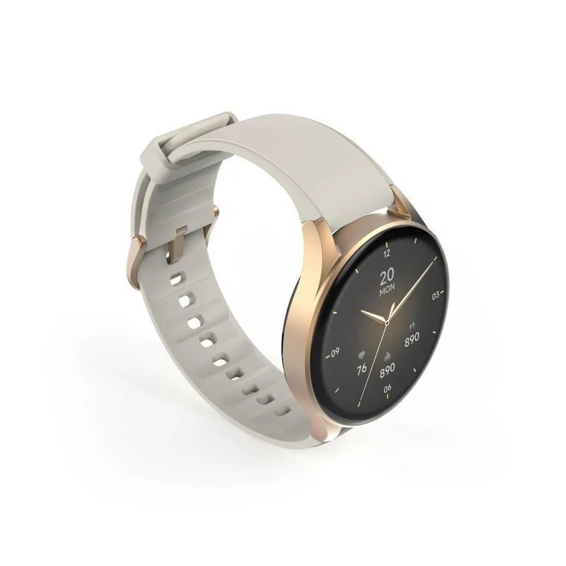Hama Smartwatch 8900, GPS, IP68, AMOLED, Gold/Beige