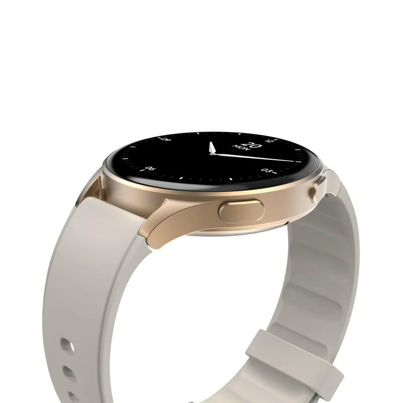 Hama Smartwatch 8900, GPS, IP68, AMOLED, Gold/Beige