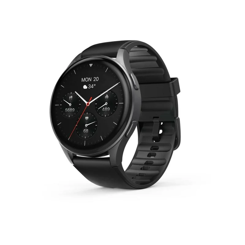 Hama Smartwatch 8900, GPS, IP68, AMOLED, schwarz