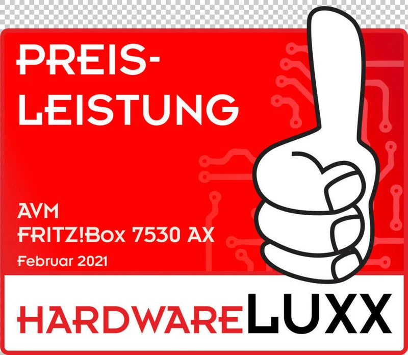 FRITZ!Box 7530 AX Wi-Fi 6 DSL-Router bis 300 MBit/s DECT