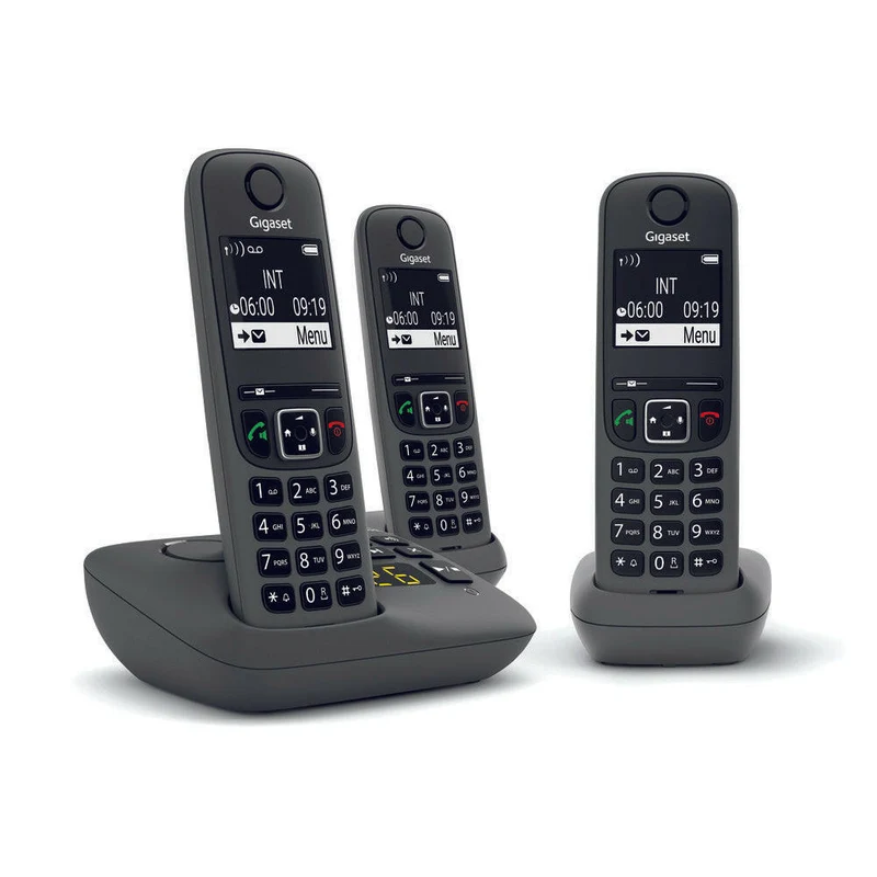 Gigaset AE690A Trio Schnurloses Telefon anthrazit mit