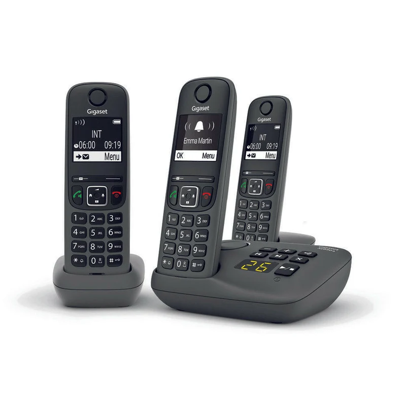 Gigaset AE690A Trio Schnurloses Telefon anthrazit mit