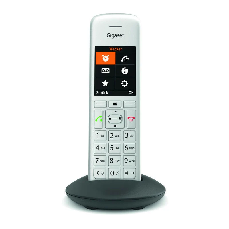 Gigaset CE575HX - Schnurloses Telefon - silber - f. Router