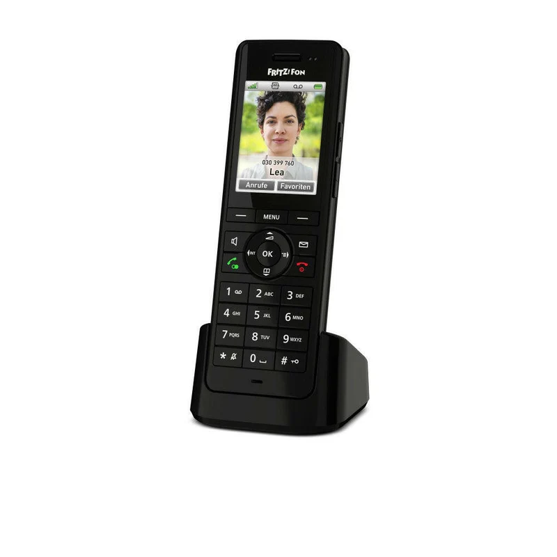 AVM FRITZ!Fon X6 DECT-Telefon mit HD-Telefonie schwarz