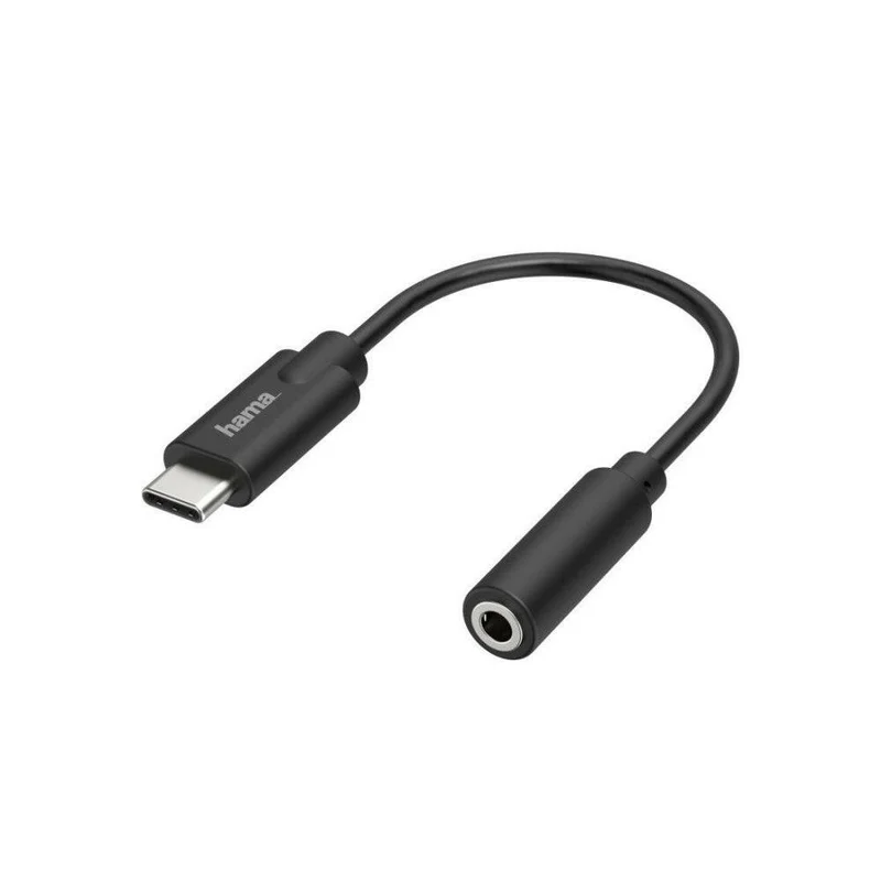 Hama Audio Adapter USB-C auf 3,5 mm Klinke, HiFi Stereo