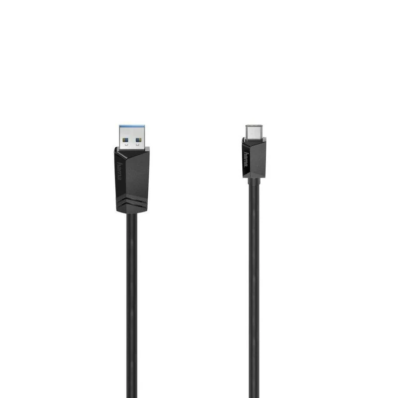 Hama USB C Kabel 1,50m Daten 5 Gbit/s schwarz