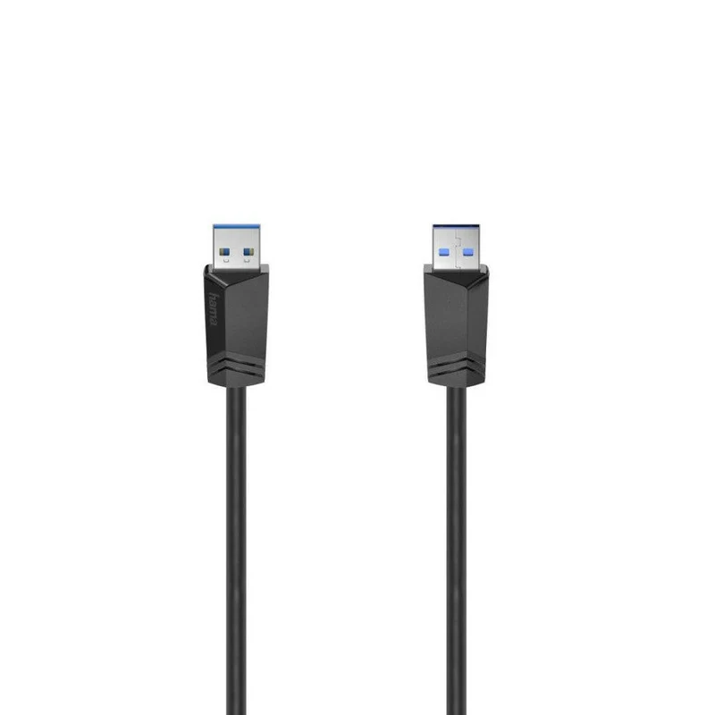 Hama USB 3.2 Gen1 Kabel 1,50m USB-A Stecker schwarz