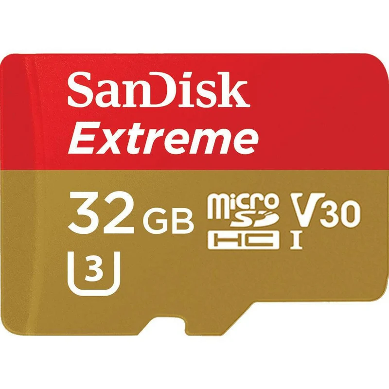SanDisk Extreme 32GB microSDHC für Actioncams, A1, 100MB/s
