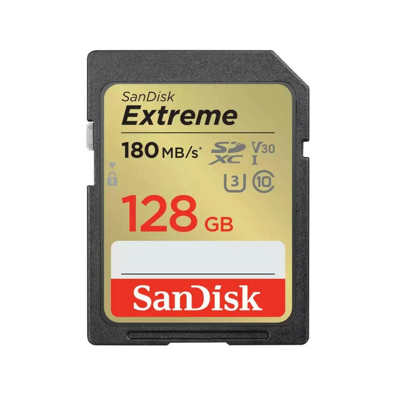 SanDisk Extreme SDXC 128GB Speicherkarte UHS-I V30 180MB/s