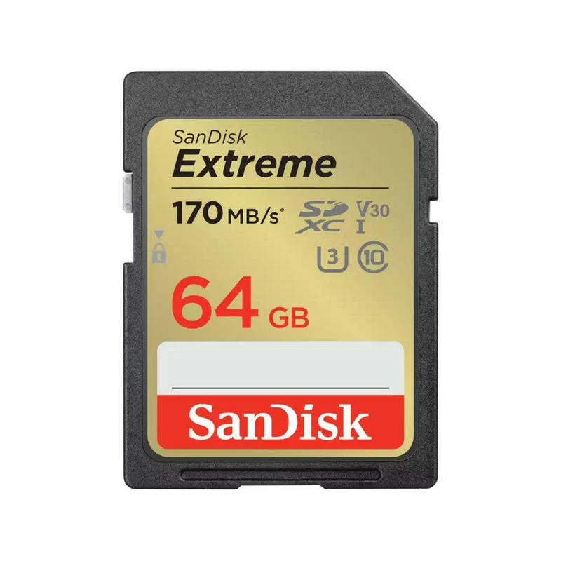 SanDisk Extreme 64GB SDXC Speicherkarte UHS-I V30 170 MB/s