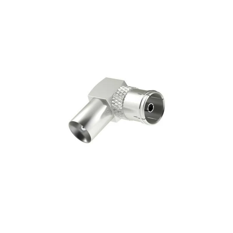 Hama Antennenadapter Koax-Stecker 90° weiblich, kompakt