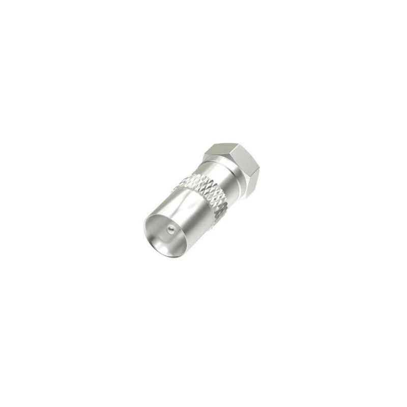 Hama SAT-Adapter F-Stecker Koax-Stecker Vollmetallgehäuse