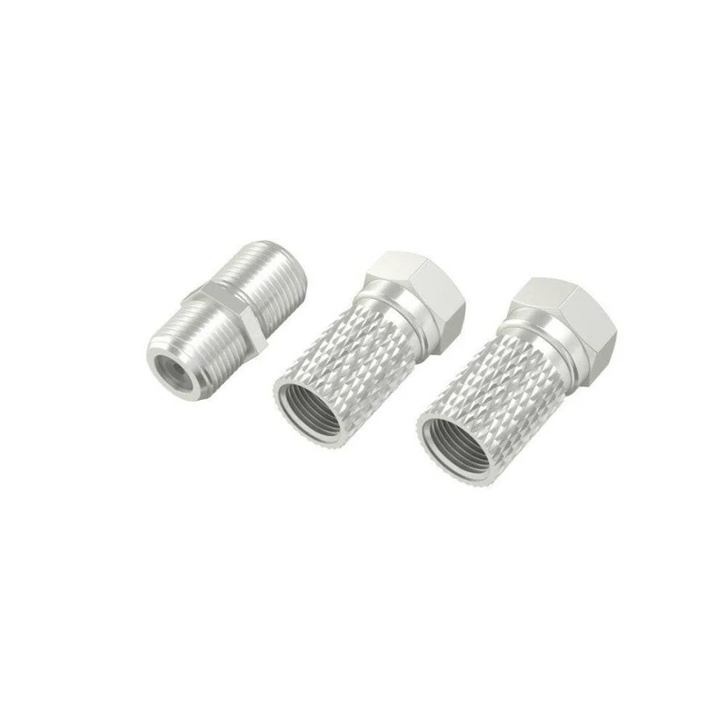 Hama SAT Adapter Kit - 2 F-Stecker & F-Kupplung Adapter
