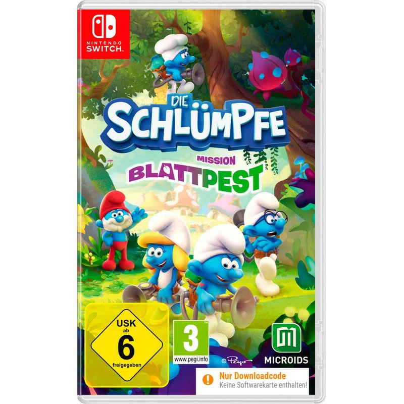 Die Schlümpfe: Mission Blattpest – Jump & Run für Nintendo