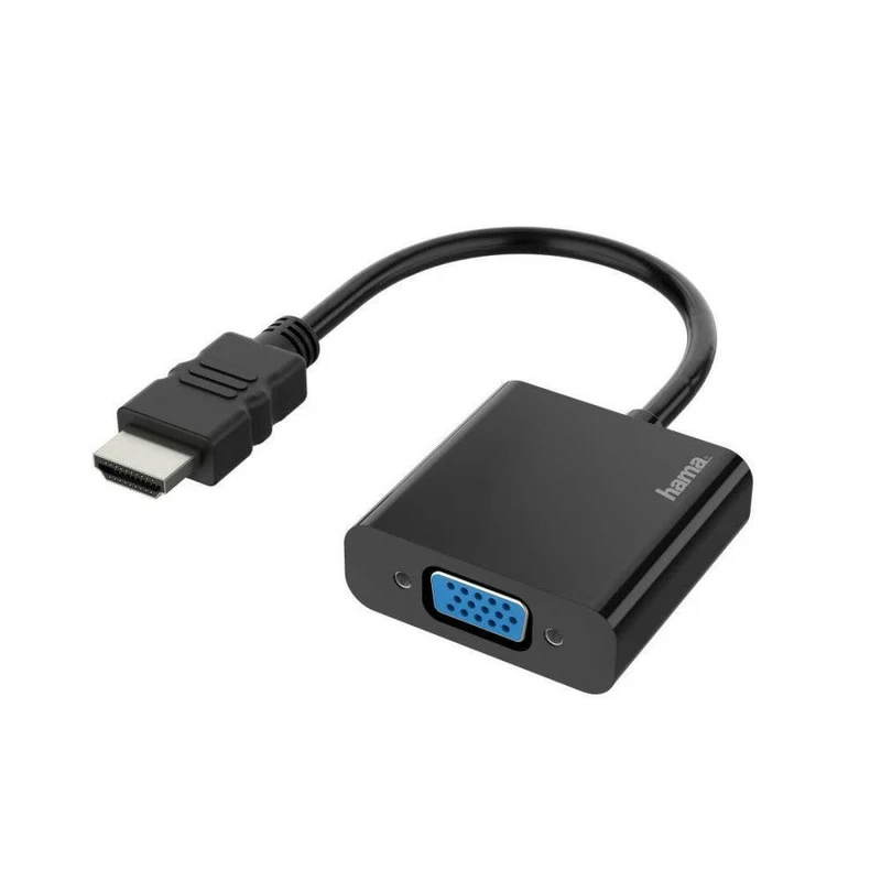 Hama HDMI auf VGA Adapter 1080p für PC, Laptop, Beamer