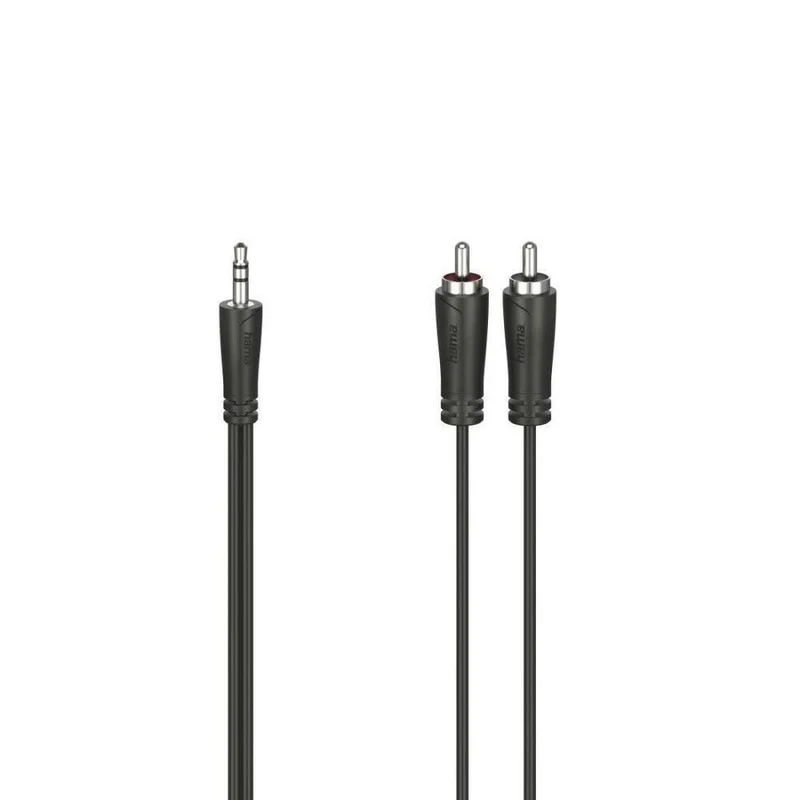 Hama 00205110 Audio-Kabel 3,5mm Klinke auf 2 Cinch, 1,5m
