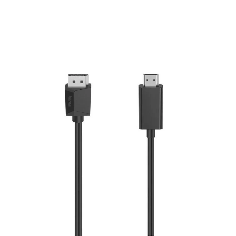 Hama DisplayPort auf HDMI Kabel 1,5m, Ultra-HD 4K, Schwarz