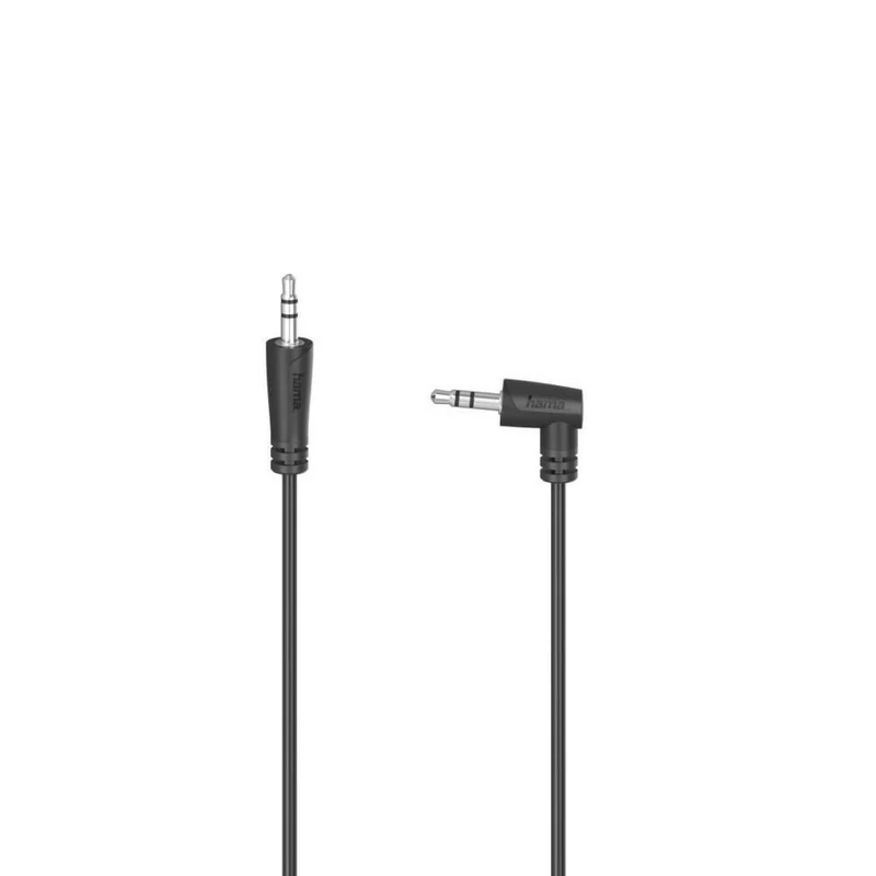 Hama Audiokabel 3,5 mm Stereo 1,5m 90° Stecker Knickschutz
