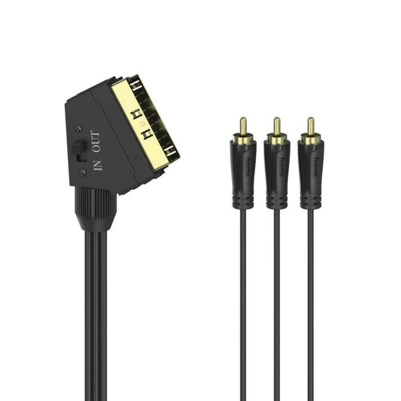Hama 00205156 1,5m Cinch-Stecker Kabel mit Goldkontakten