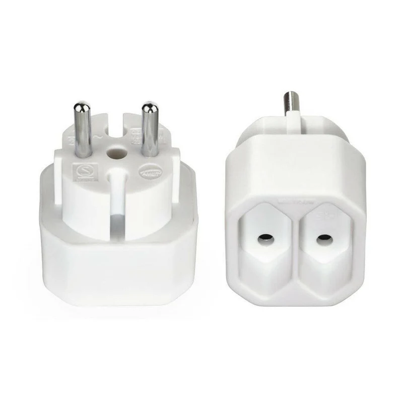Hama Steckdosenadapter 2-fach Doppelpack Weiß Eurosteckdosen